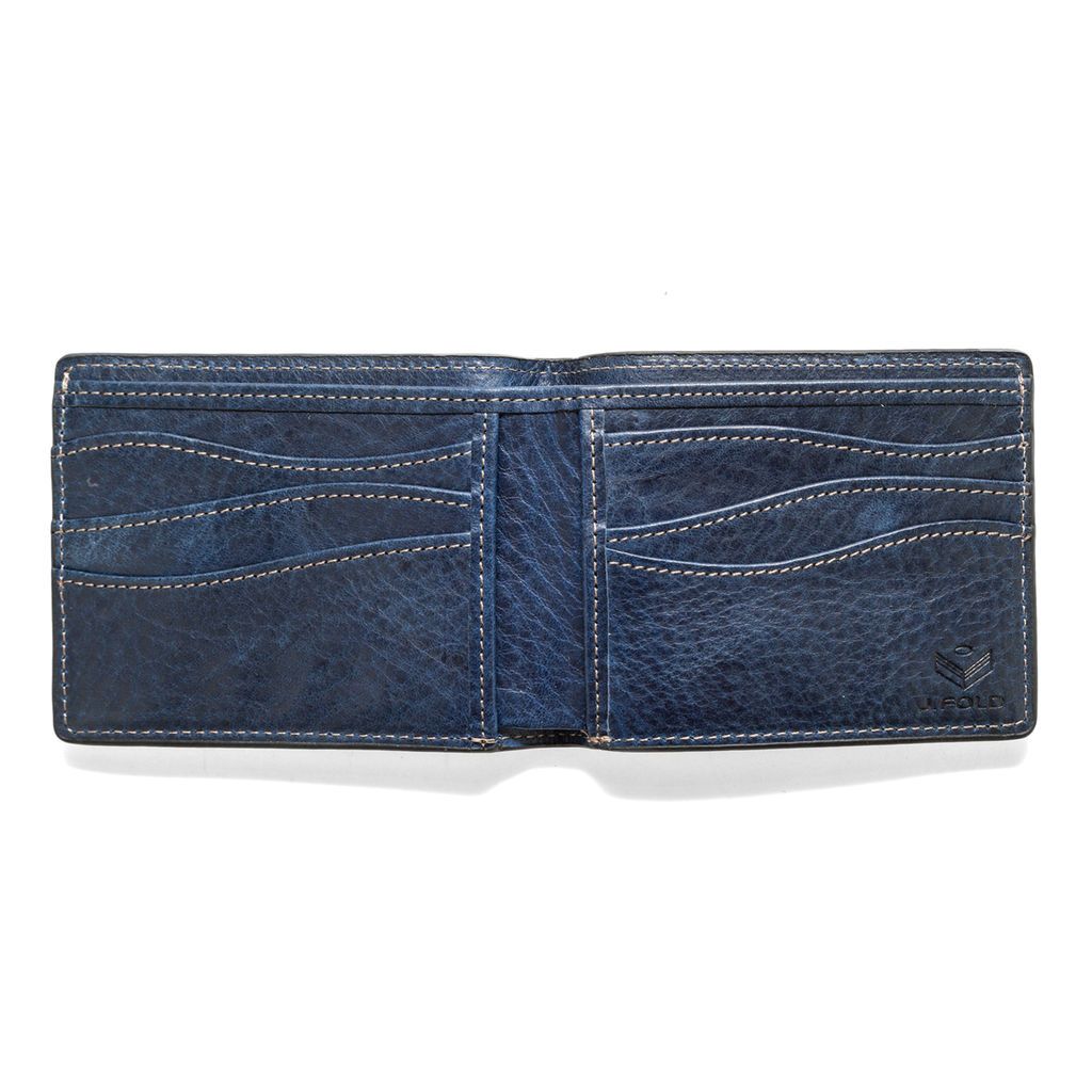 J.FOLD Leather Wallet Torrent - Blue